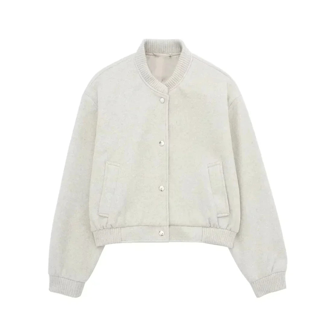 Stilla | Cropped Bomberjakke