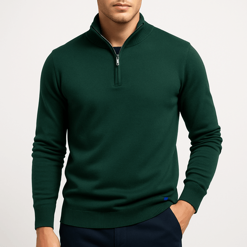 Stilla | Zip-Pullover med Stehkrave