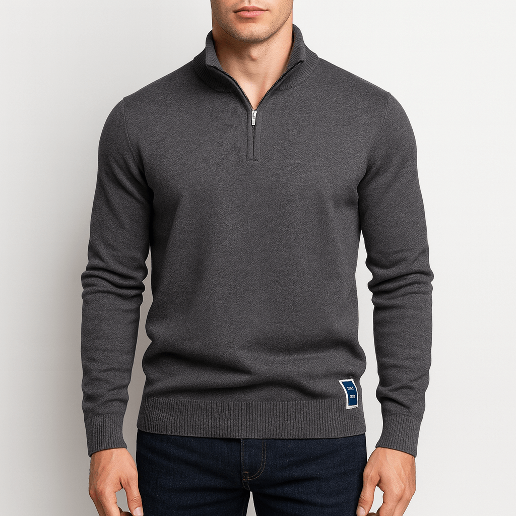 Stilla | Zip-Pullover med Stehkrave