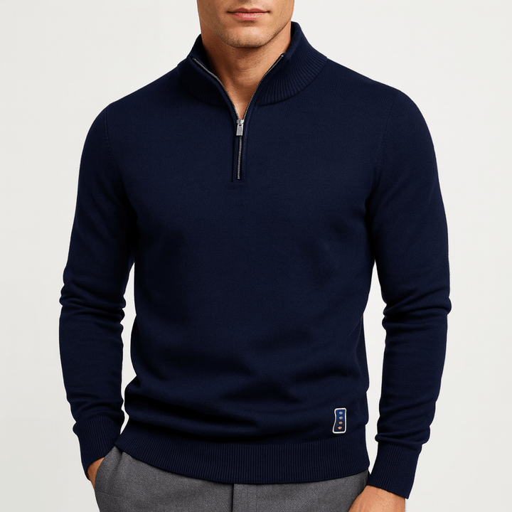 Stilla | Zip-Pullover med Stehkrave