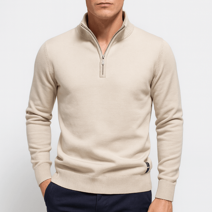 Stilla | Zip-Pullover med Stehkrave