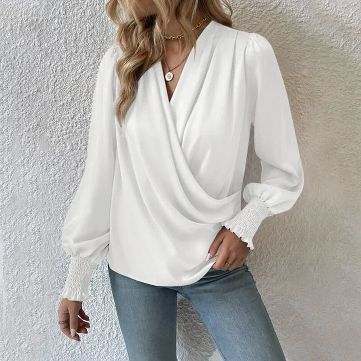 Stilla | Elegant dame indpakningsbluse