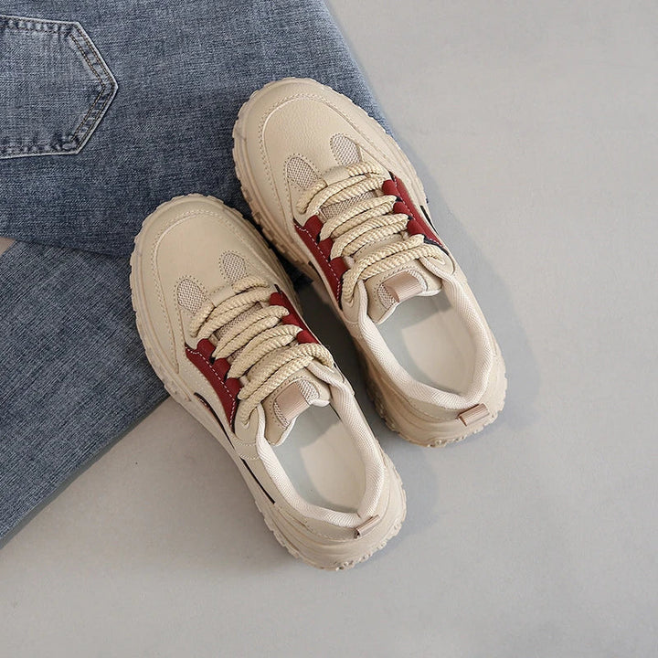 Stilla | Komfortable Kvinders Sneakers Med Tykk Såle