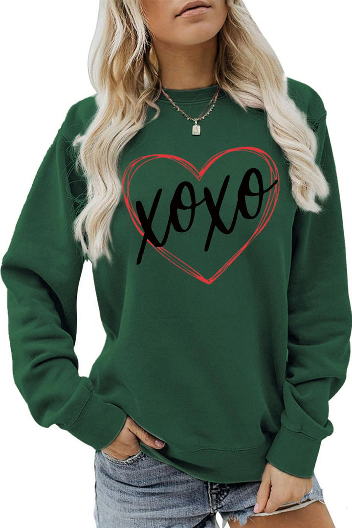 Stilla | Sweatshirt med fin bogstavsform i hjerteform