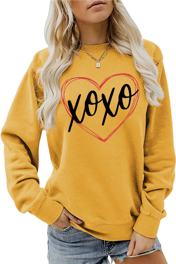 Stilla | Sweatshirt med fin bogstavsform i hjerteform