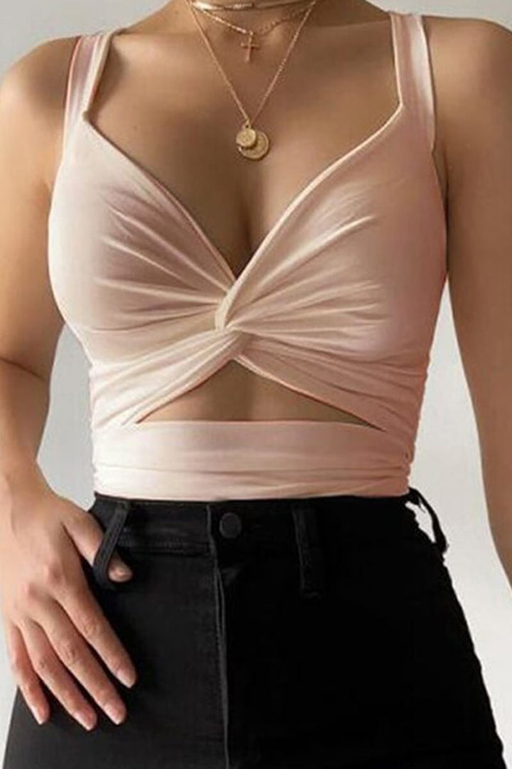 Stilla | Korte Drejet Top