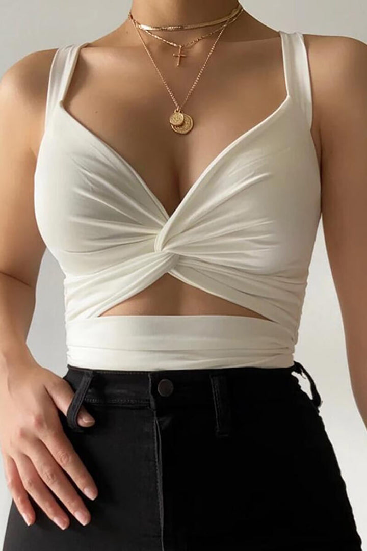 Stilla | Korte Drejet Top
