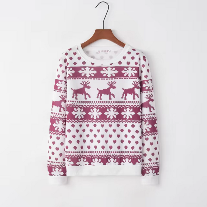 Stilla | Festlig julesweater med hætte