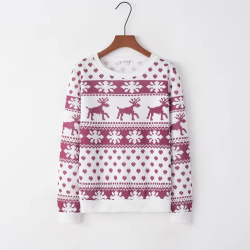 Stilla | Festlig julesweater med hætte