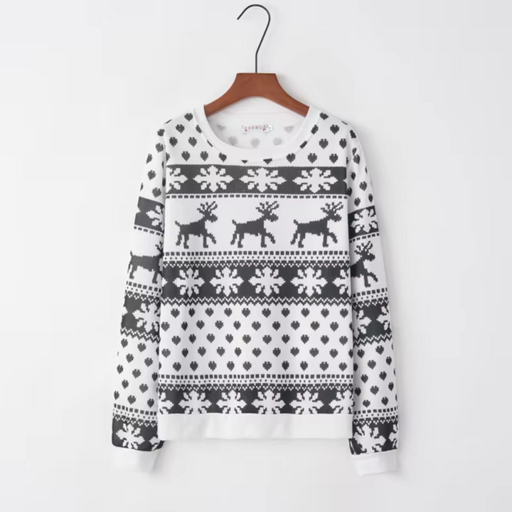 Stilla | Festlig julesweater med hætte