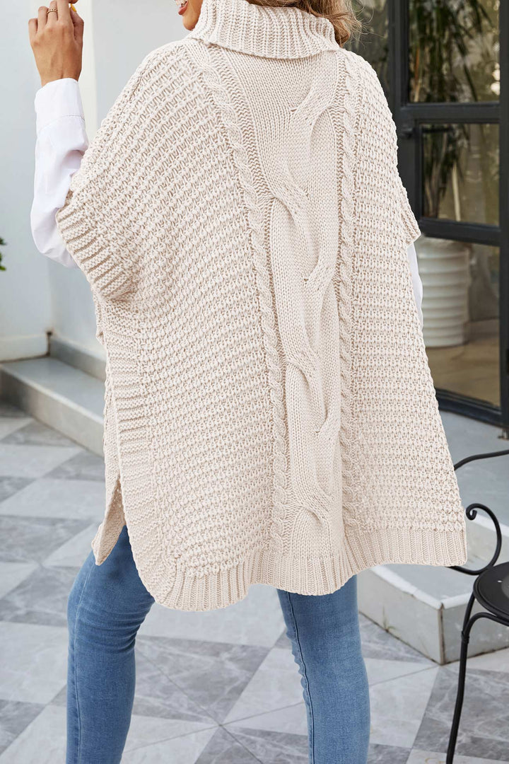 Stilla | Pulli med ribkrave lavet af snoet garn