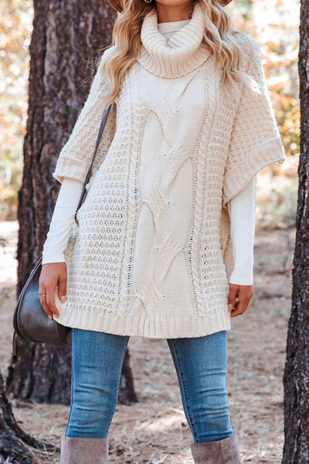 Stilla | Pulli med ribkrave lavet af snoet garn