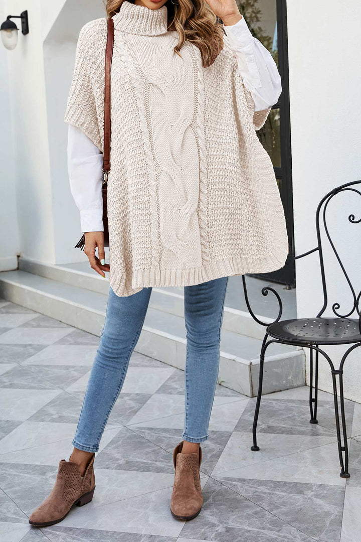 Stilla | Pulli med ribkrave lavet af snoet garn