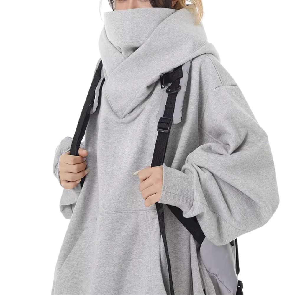 Stilla | Overdimensioneret Sweatshirt med Turtleneck