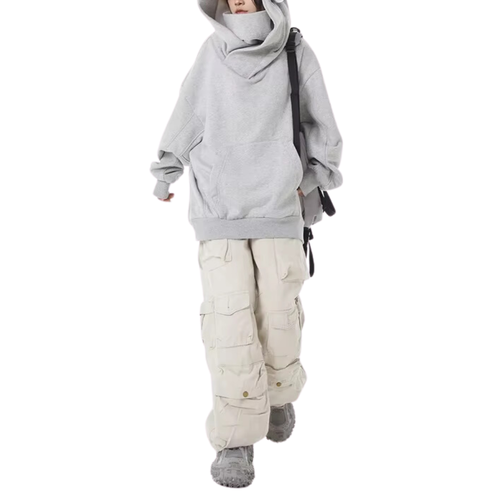 Stilla | Overdimensioneret Sweatshirt med Turtleneck