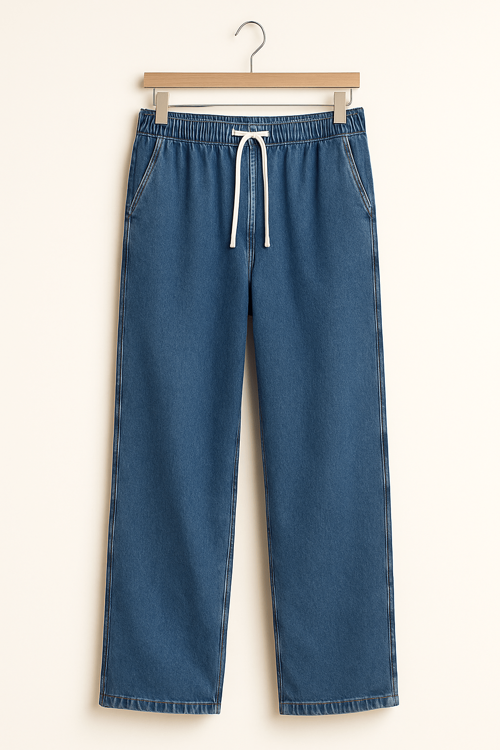 Stilla | Cut Bukser med Subtil Vask Look