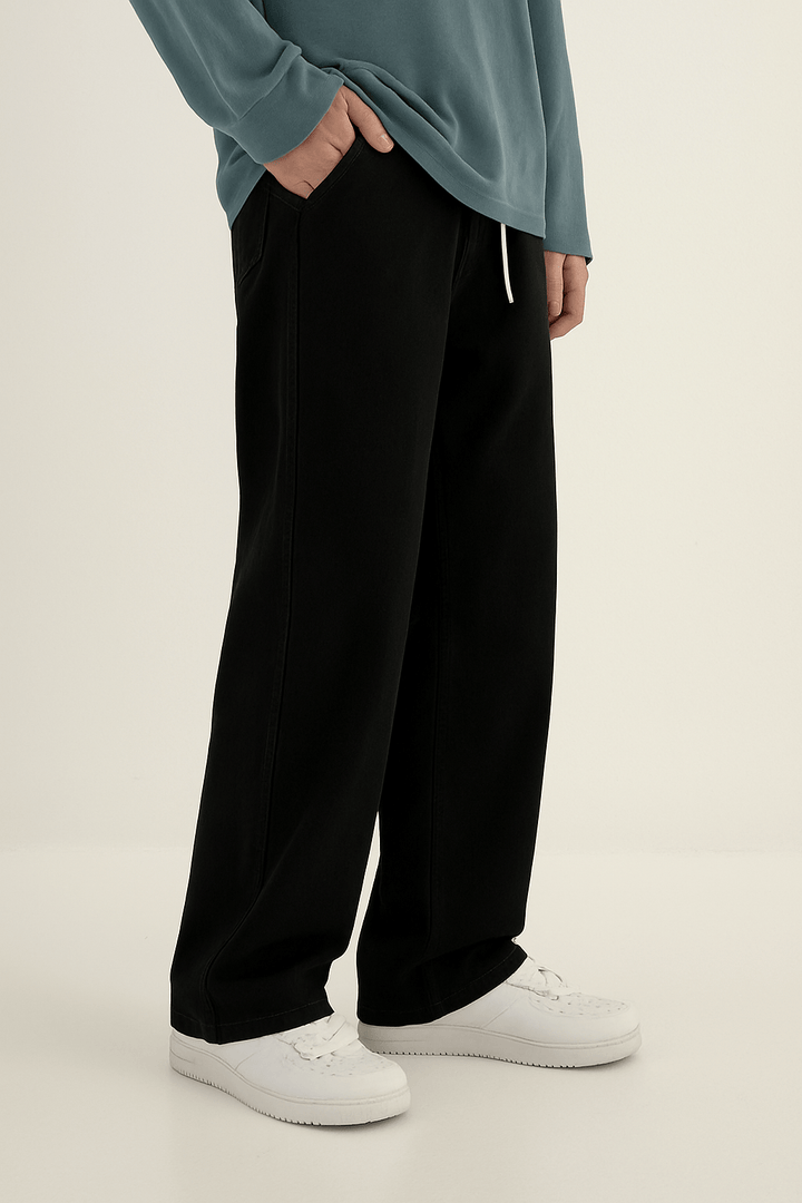 Stilla | Cut Bukser med Subtil Vask Look