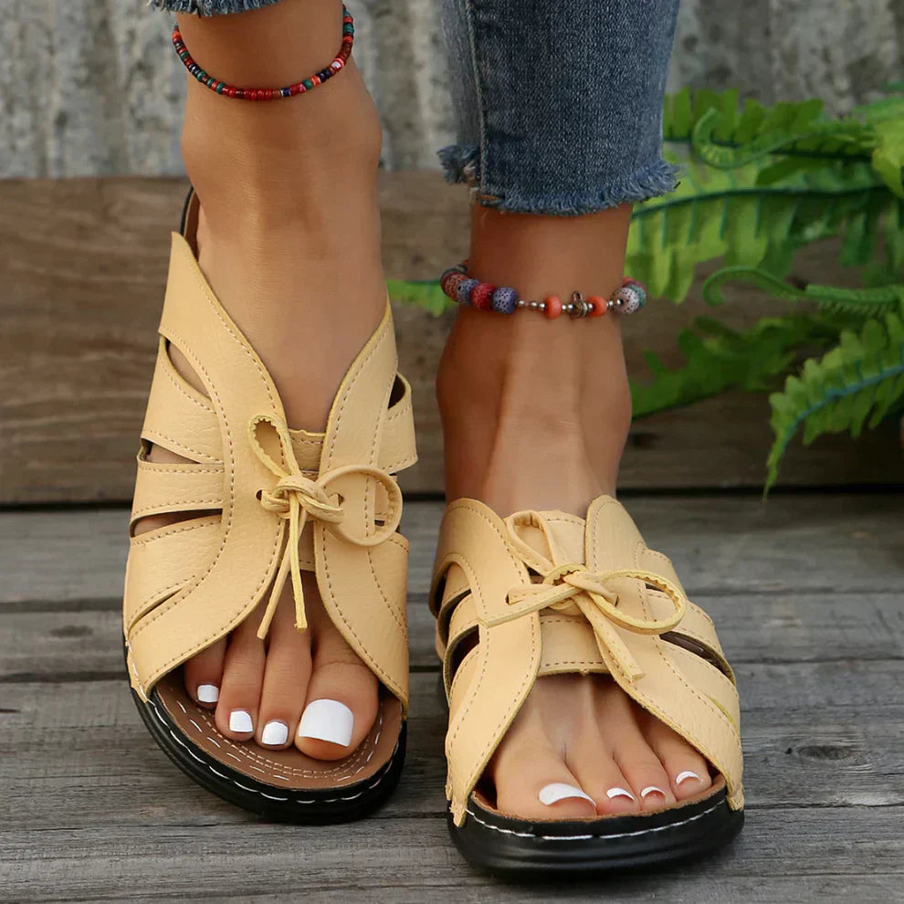 Stilla | Komfortable Sandaler Med Knude