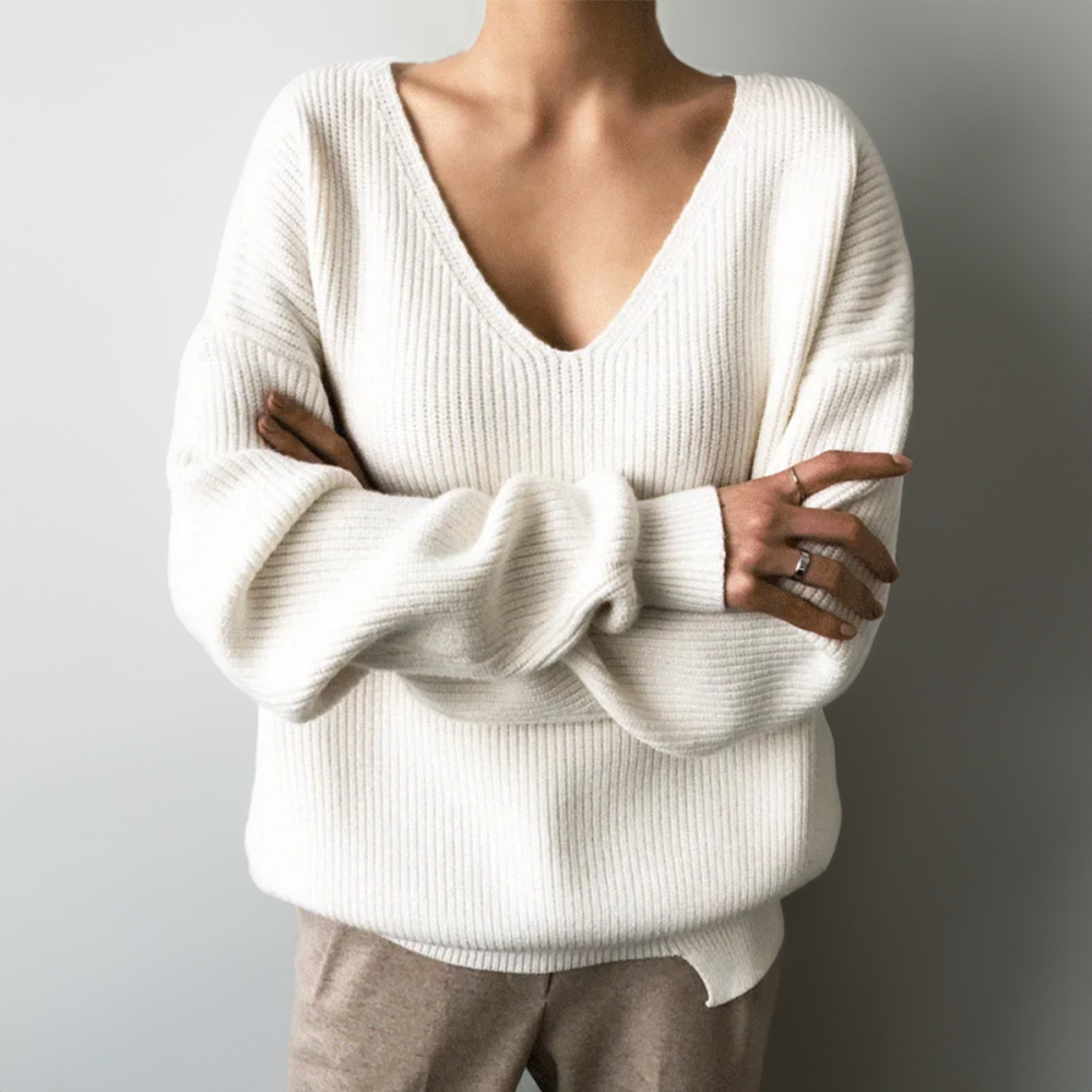 Stilla | Pullover i blødt strikmix