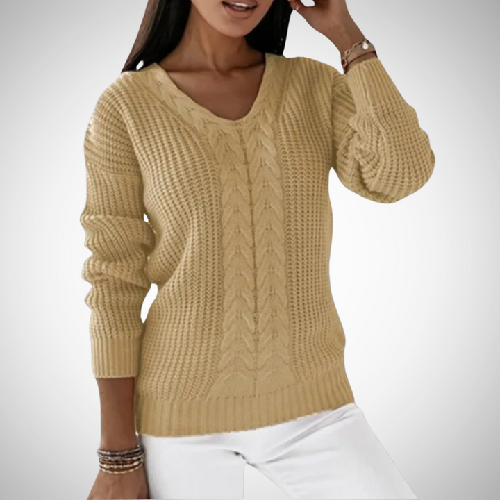 Stilla | V-udskæring Pullover i Moderne Stil