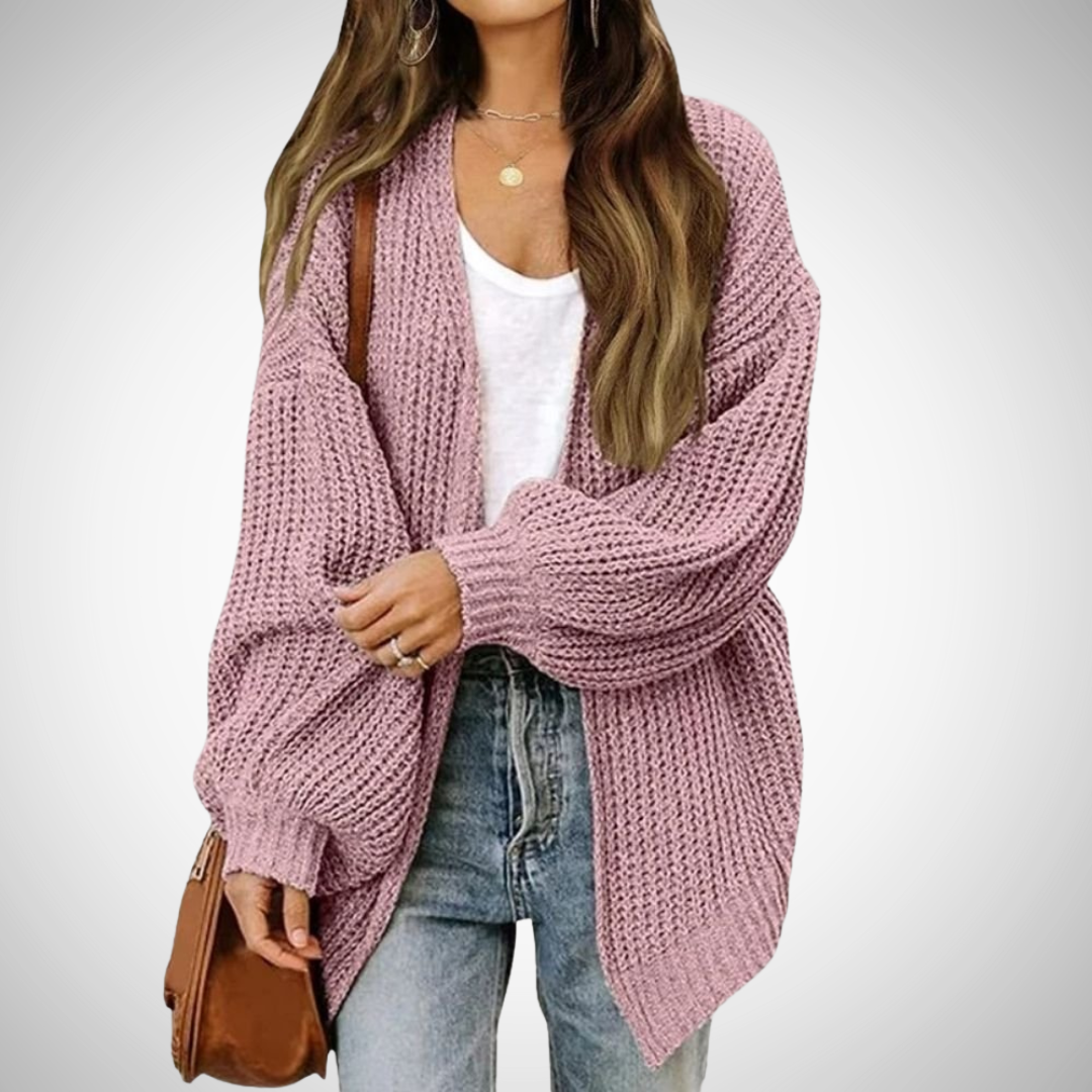 Stilla | Oversize strikjakke