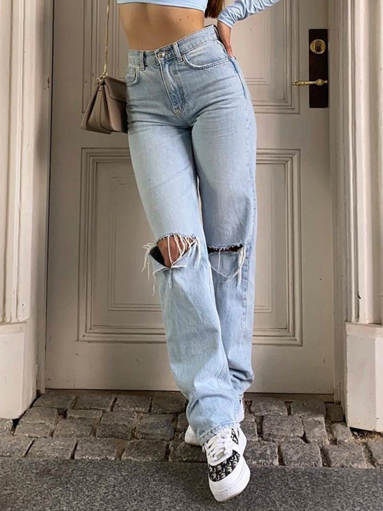 Stilla | Baggy Dame Jeans