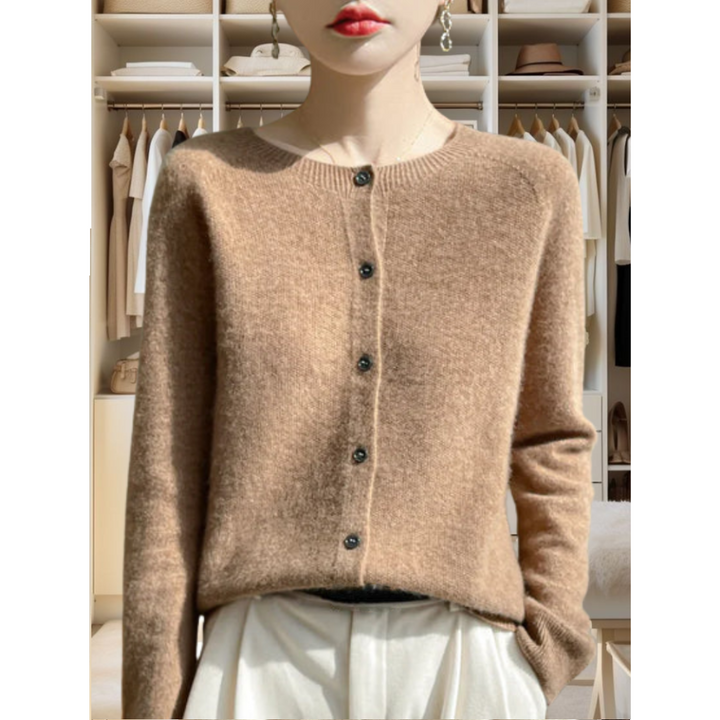 Stilla | varm cardigan til kvinder i praktisk design