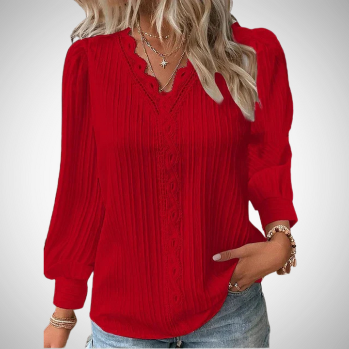Stilla | Spids Faldbluse