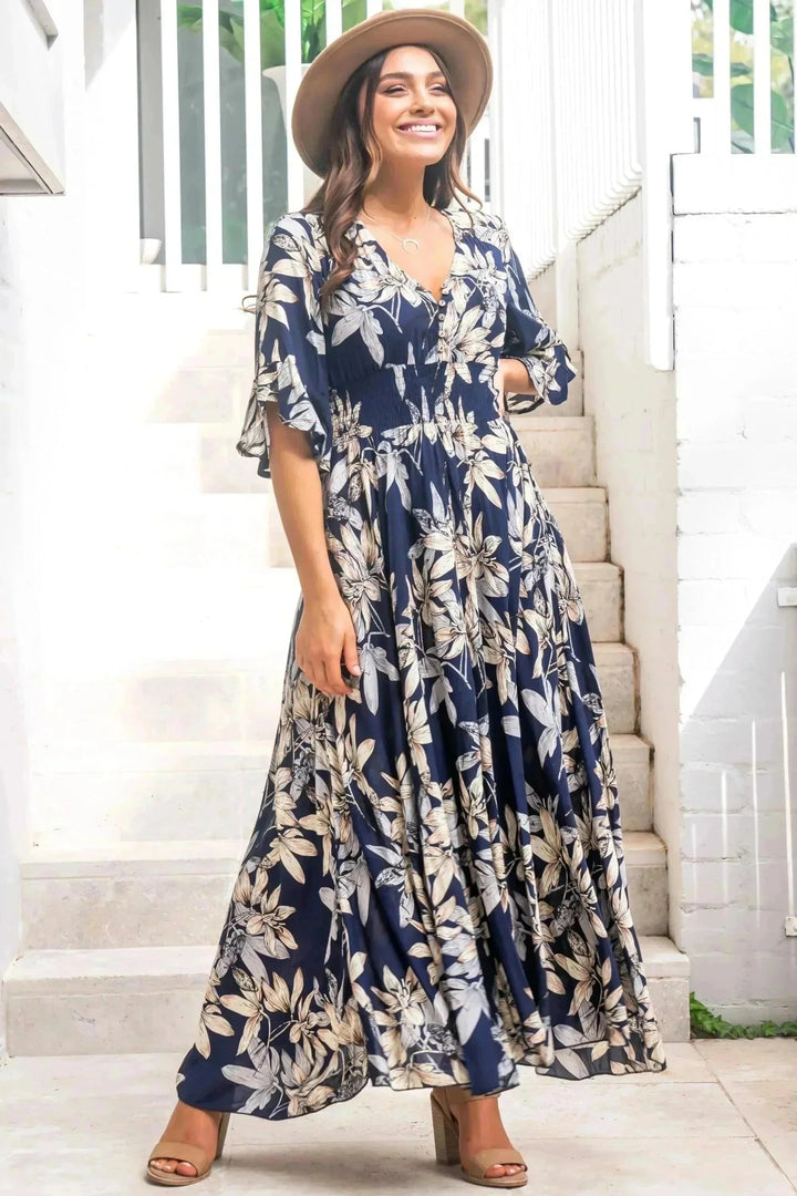 Stilla | Elegant Boho Maxikjole