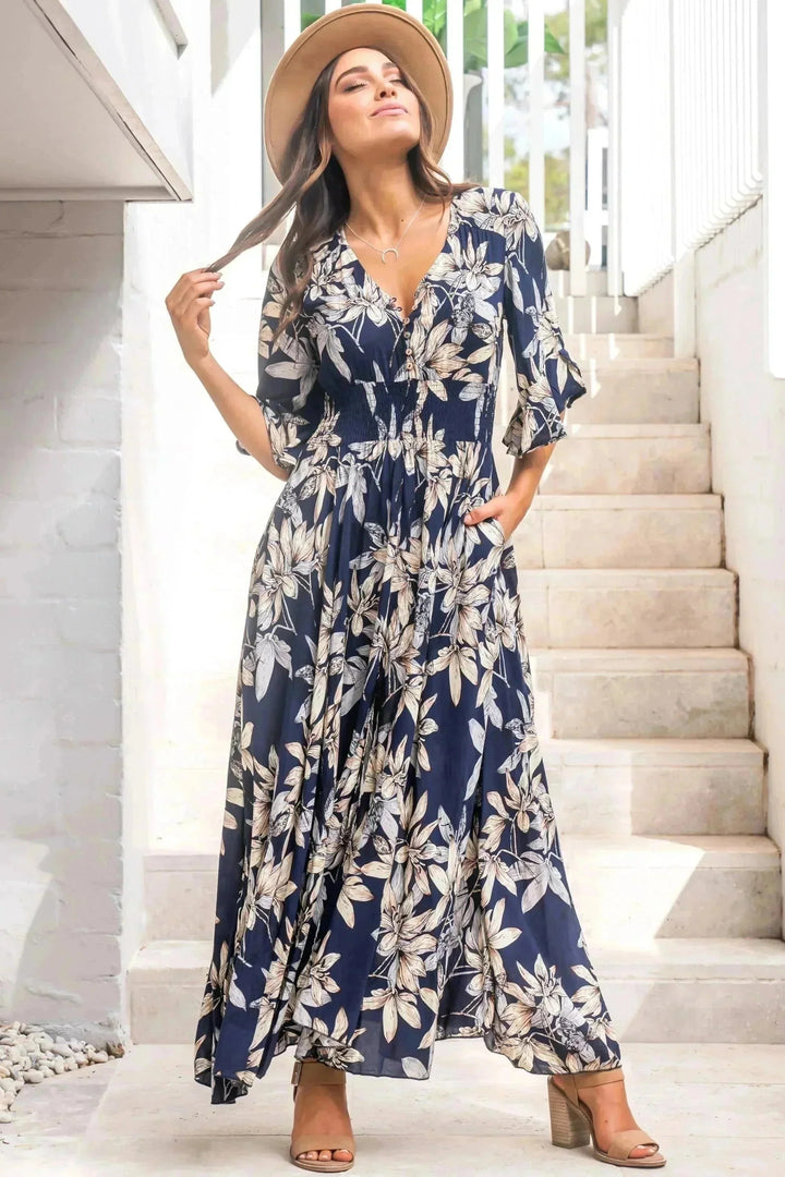 Stilla | Elegant Boho Maxikjole