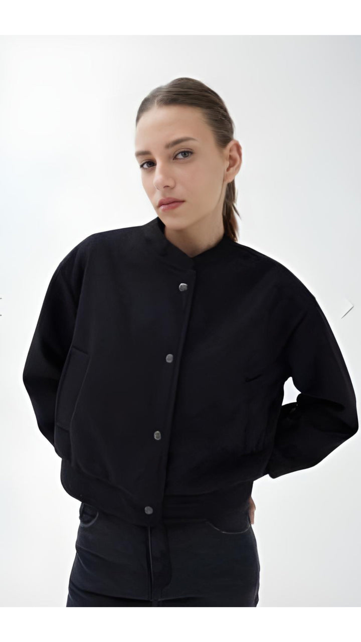 Stilla | Bomber med trykte metalknapper