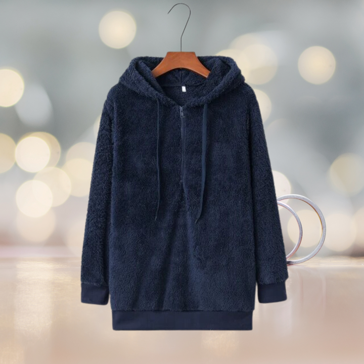 Stilla | Blød dame hoodie jakke til efteråret