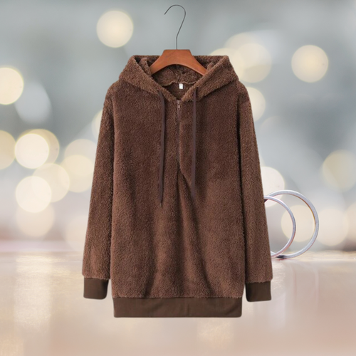 Stilla | Blød dame hoodie jakke til efteråret