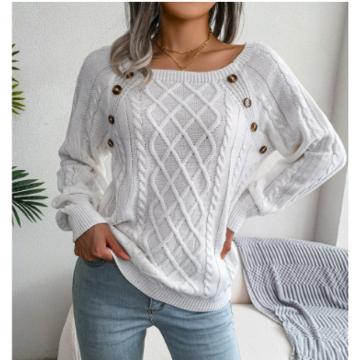 Stilla | Elegant dame sweater med lange ærmer