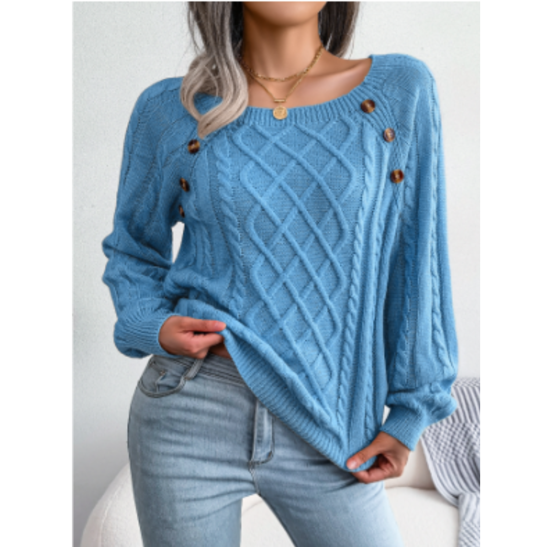 Stilla | Elegant dame sweater med lange ærmer