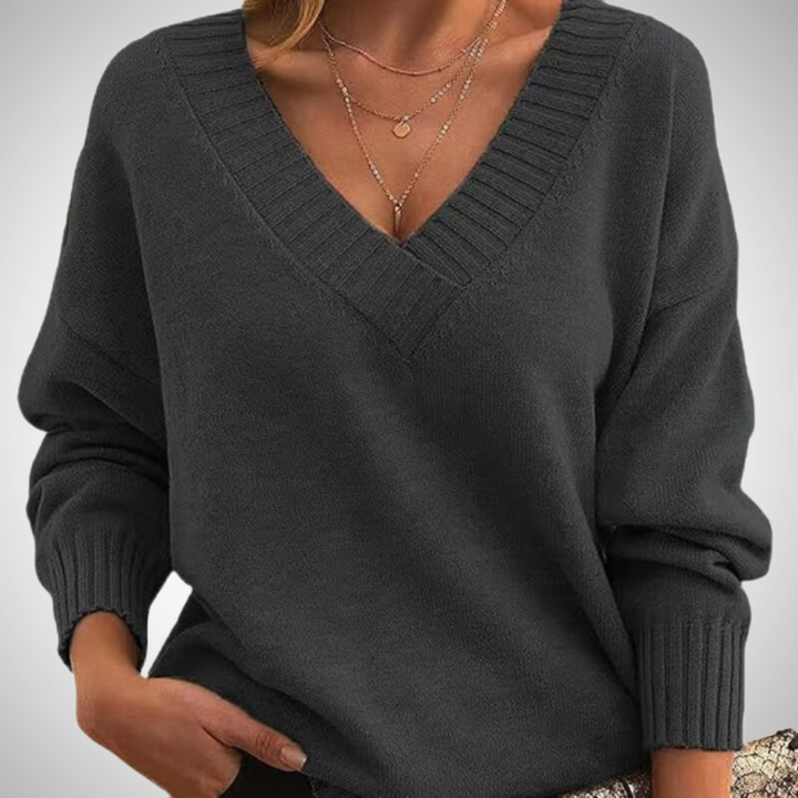 Stilla | V-udskæring Pullover