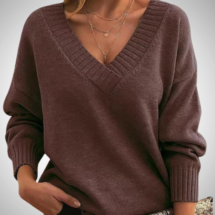 Stilla | V-udskæring Pullover