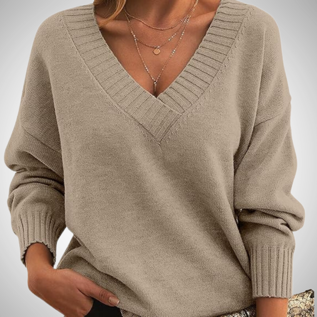 Stilla | V-udskæring Pullover