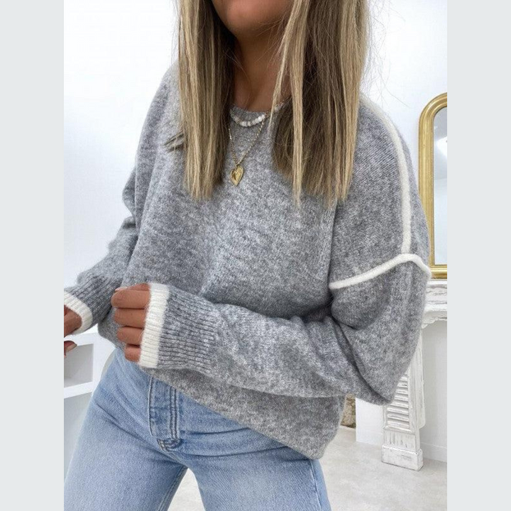 Stilla | Klassisk Sweater Med Rund Halsudskæring Til Damer