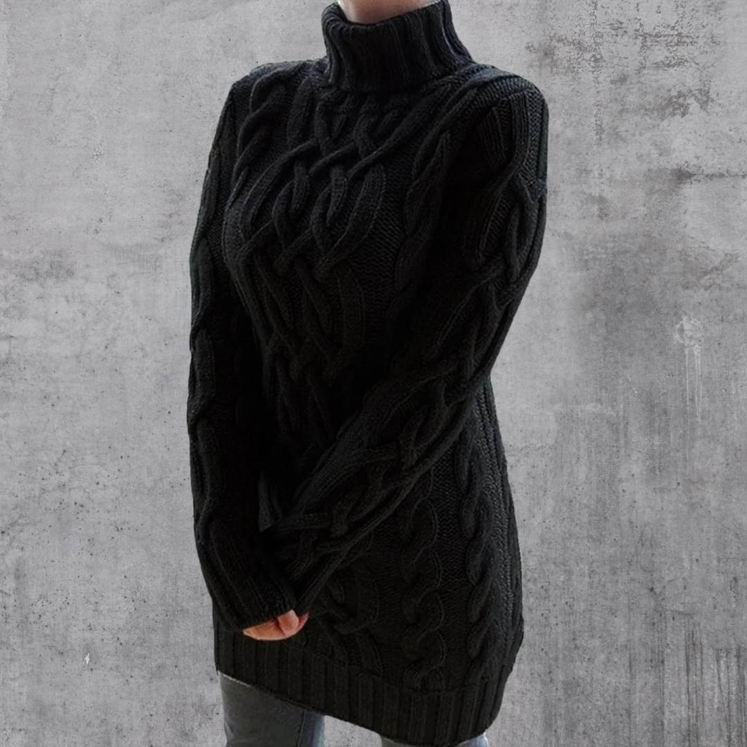 Stilla | Pullover med høj krave, varm og elegant