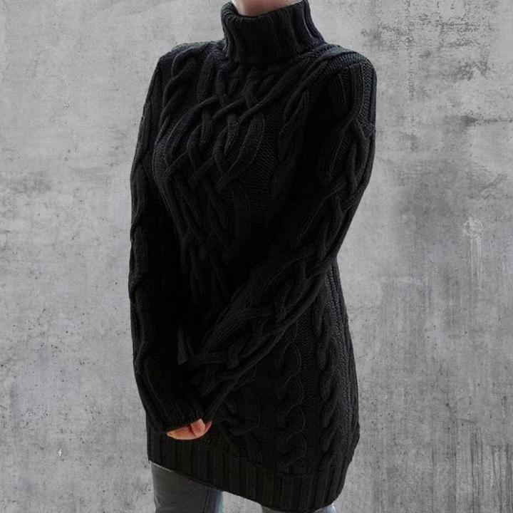 Stilla | Pullover med høj krave, varm og elegant