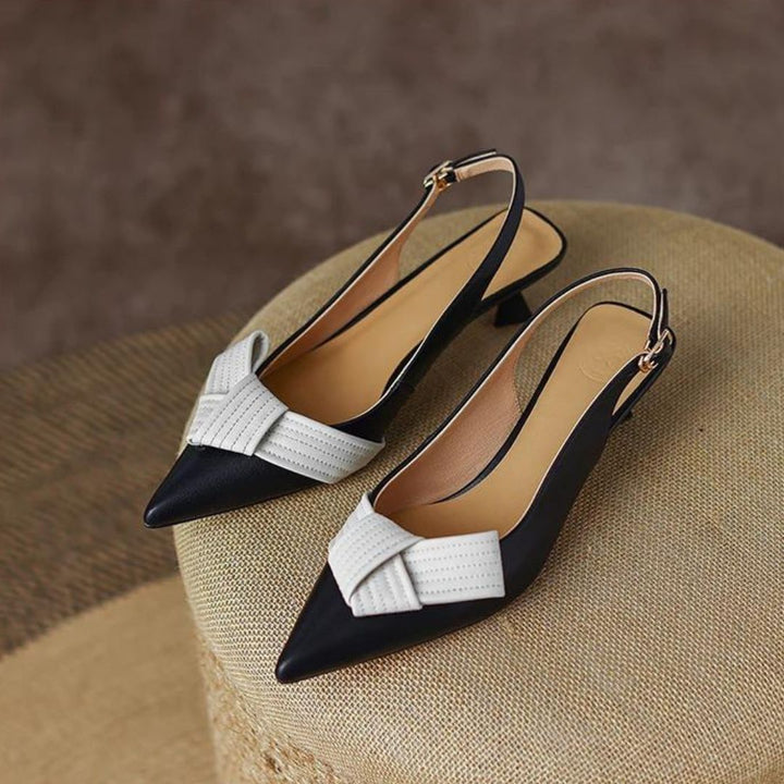 Stilla | Slingback Pumps Med Spids Tåhætte