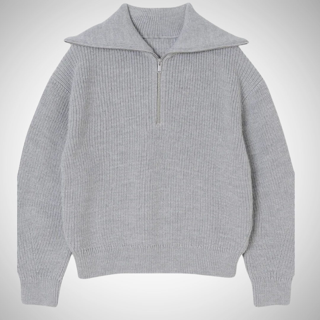 Stilla | Halv lynlås pullover