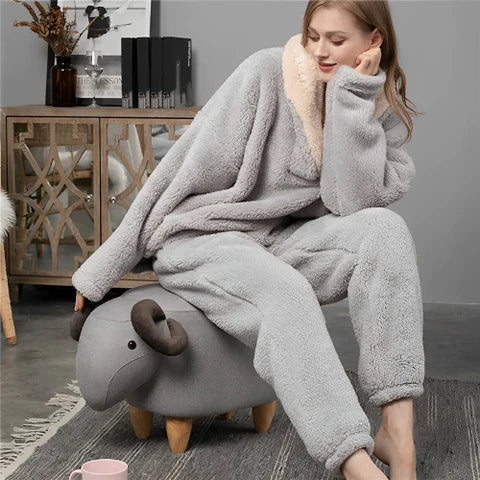 Stilla | Blødt fleece natsæt til natten