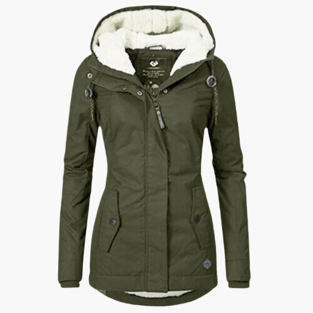 Stilla | Vinterjakke Sherpa-Hoodie - Elegant Og Varmende Outdoor Parka til Kolde Dage