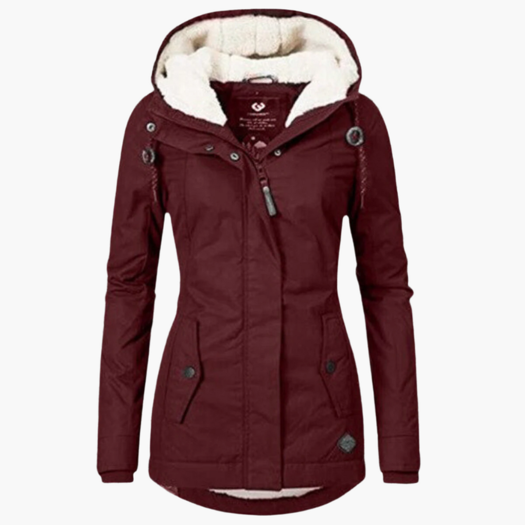 Stilla | Vinterjakke Sherpa-Hoodie - Elegant Og Varmende Outdoor Parka til Kolde Dage
