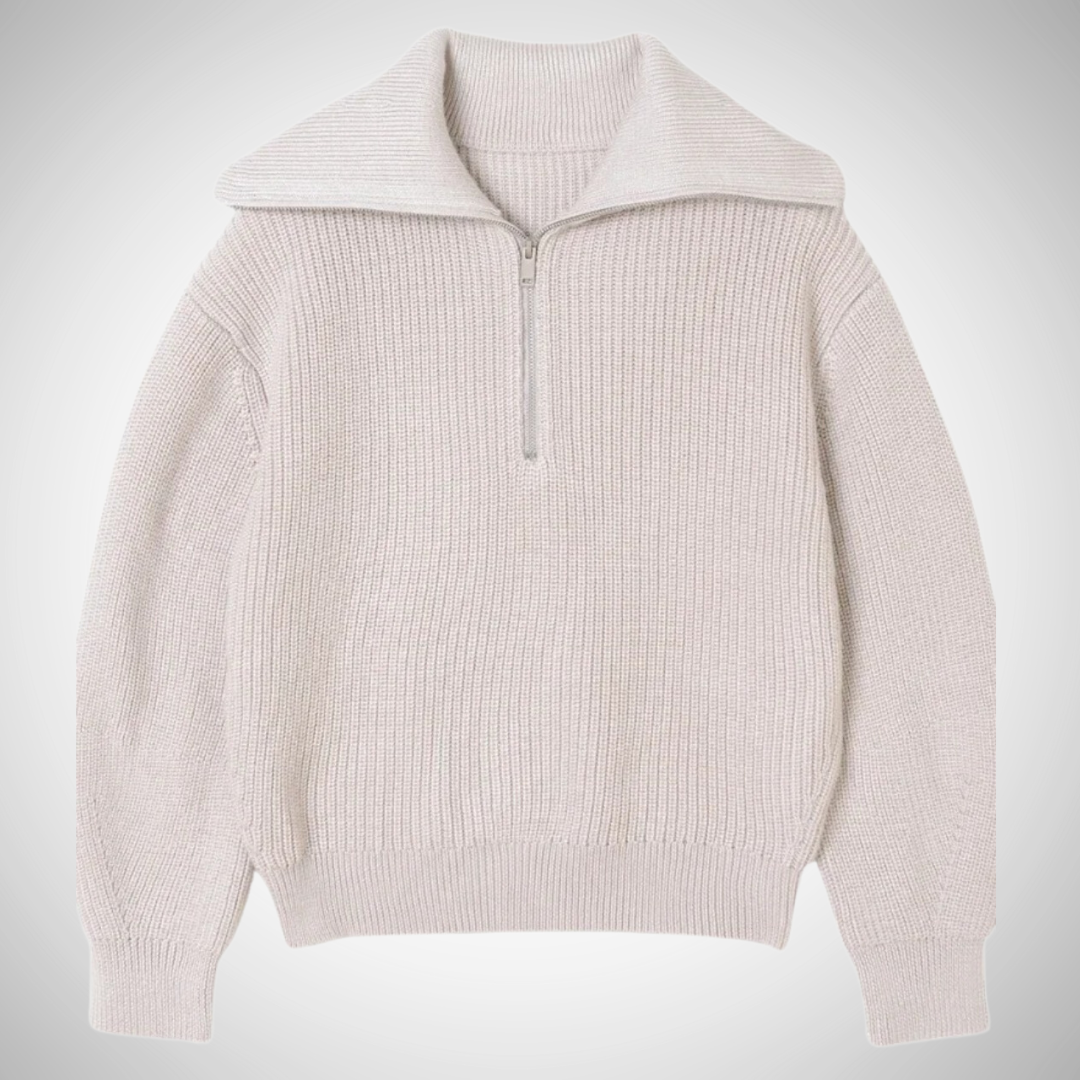 Stilla | Halv lynlås pullover