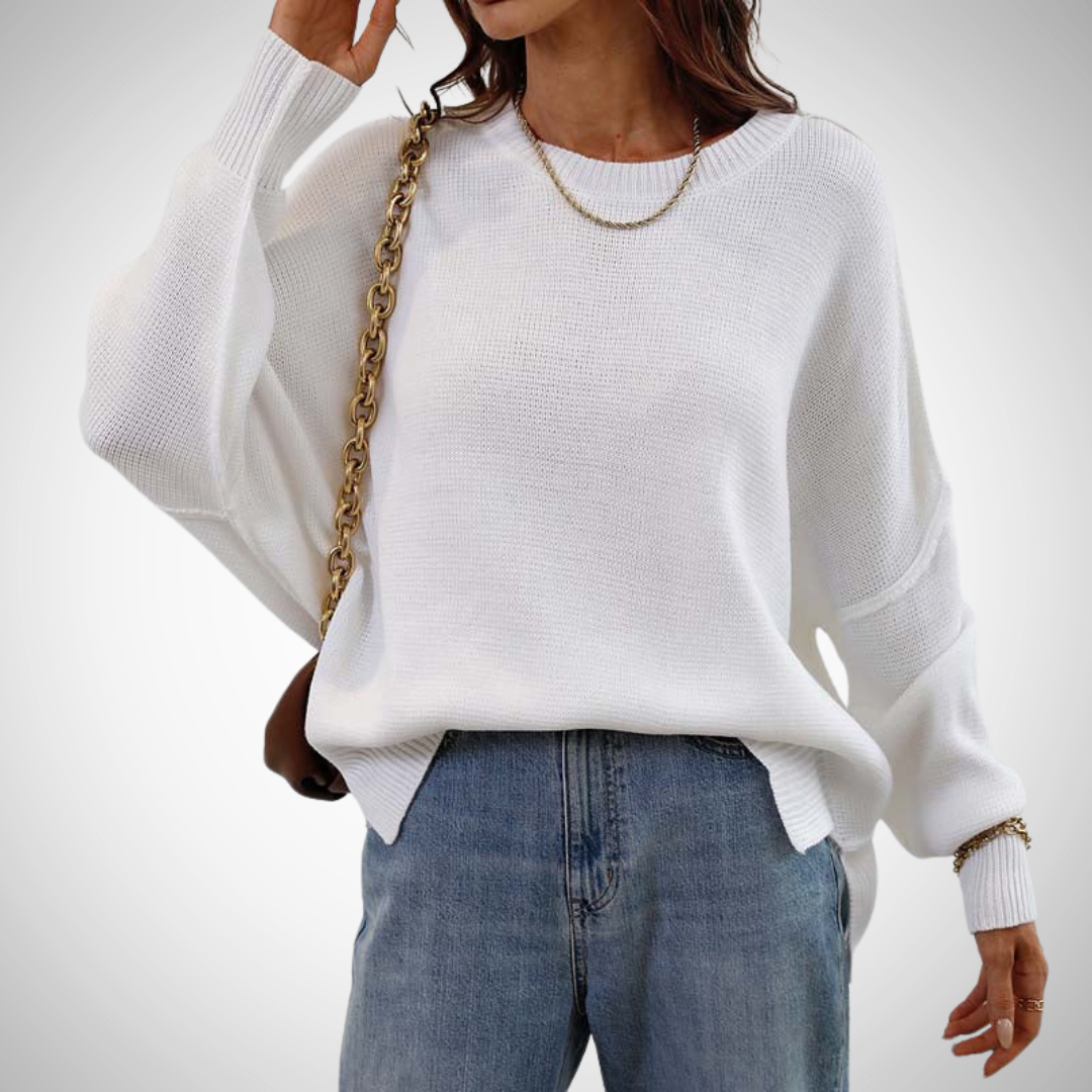 Stilla | Solid Strikpullover
