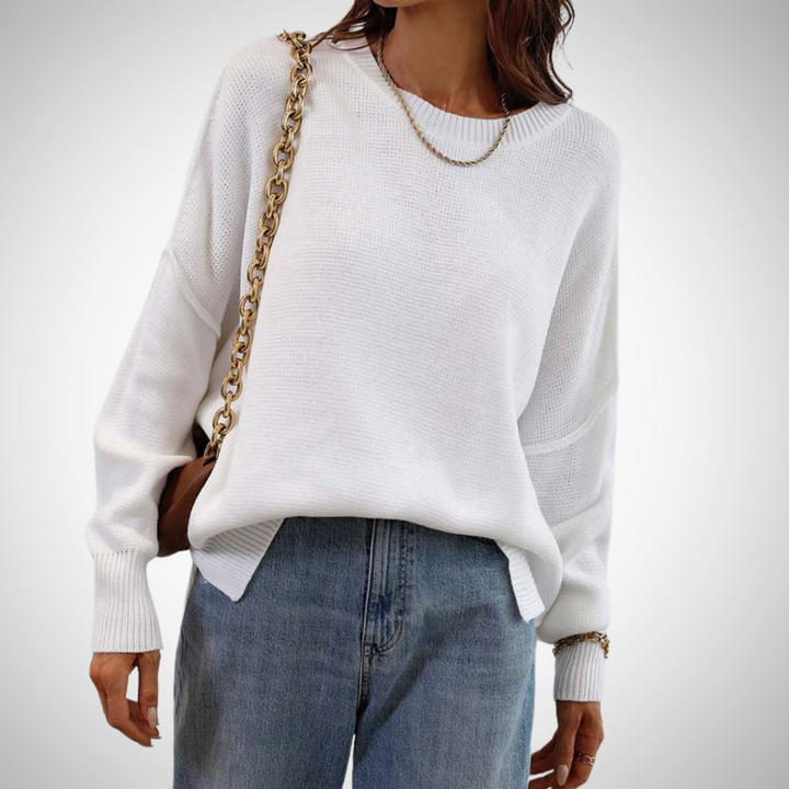 Stilla | Solid Strikpullover