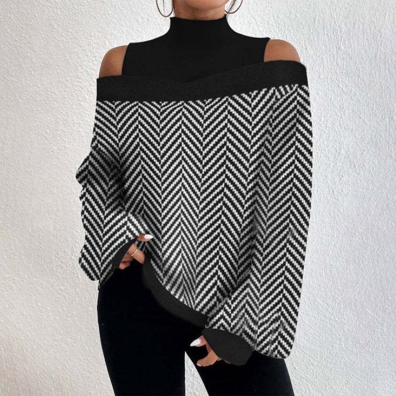Stilla | Bluse med skulderfri design